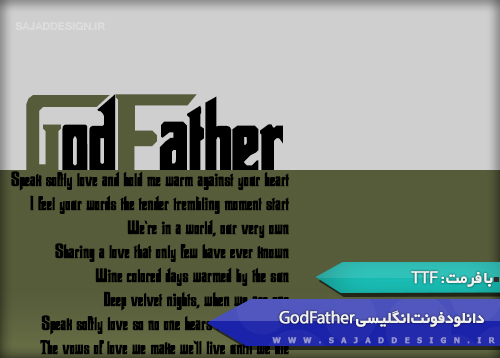 GodFather English Font